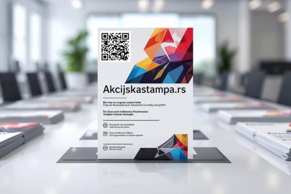 Flajer u ruci promocija